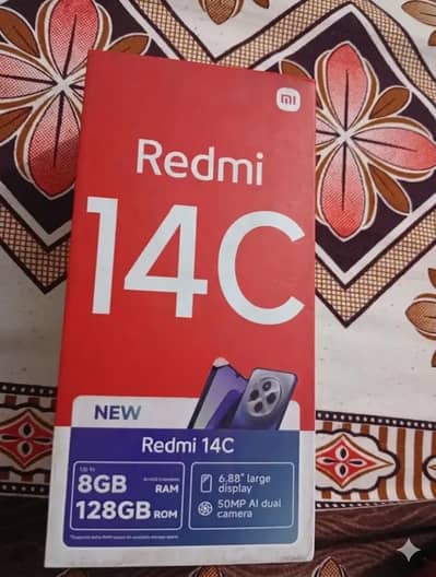 Redmi 14C | 8GB Ram | 128GB Memory | Black Color | PTA Apporved