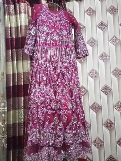 embroidery and pearls maxi