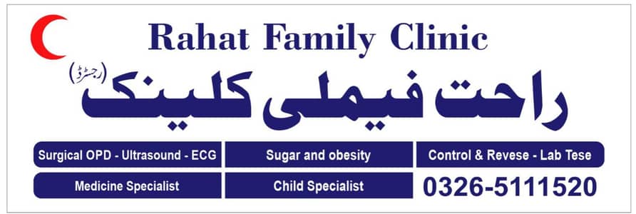 Need doctors for our RAHAT FAMILY CLINIC. college road lahore