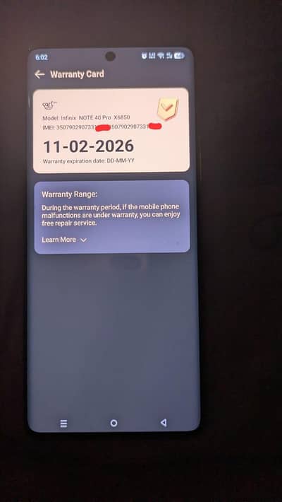 Infinix note 40 pro