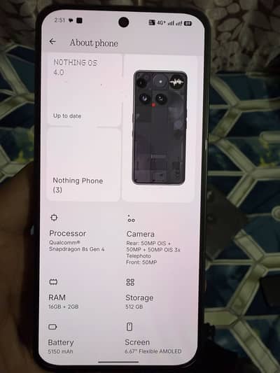 Nothing Phone 3.16/512. Approved