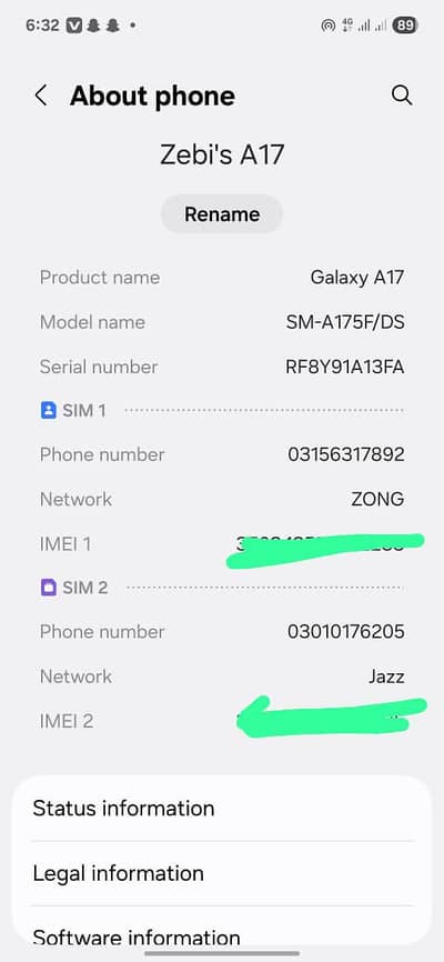 Samsung A17
