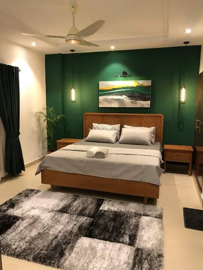 Two bedroom apartment per day available Gulbarga green Islamabad