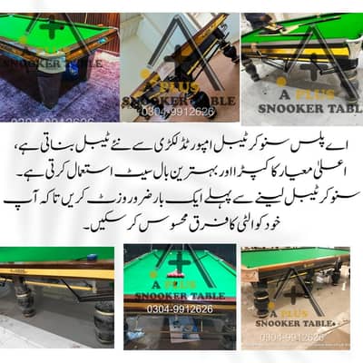 Snooker Table 6x12 | Pool Table | Snooker for Sale | A Plus Snooker