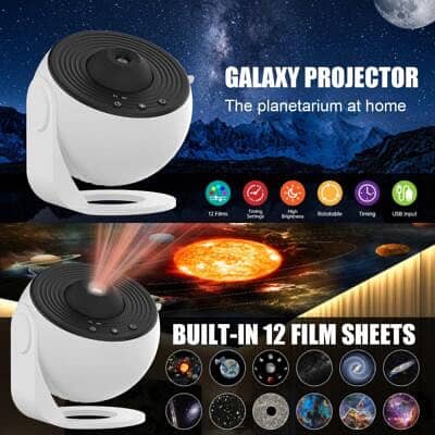 Night Galaxy Projector with 13 lenses