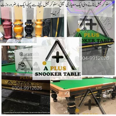 Snooker For Sale | Steel Caution | Pool Table | A Plus Snooker Table