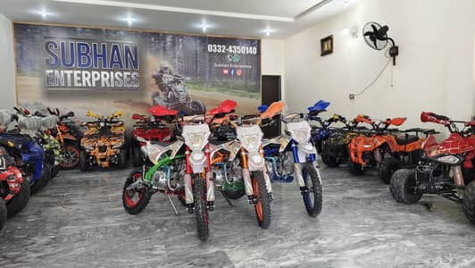 Branded Sports Mini Trail & Atv Quad Bikes Delivery In All Pakistan
