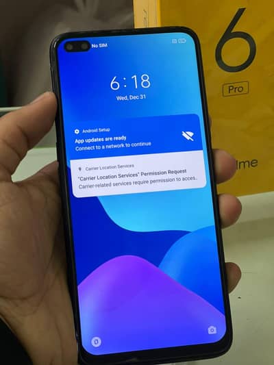 realme 6pro 8/128gb with box