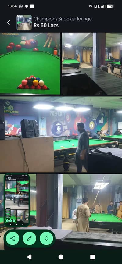 Snooker Club For Sale