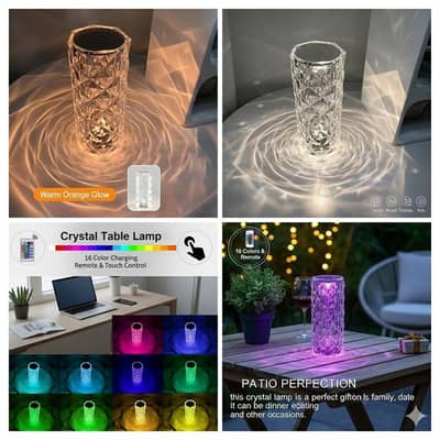 Crystal table lamp 