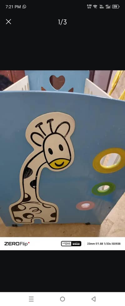 deco kids baby bed cot crib