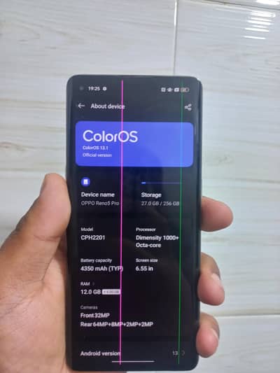 12 256 gb. oppo reno 5 pro 5g  ex change possible iphone