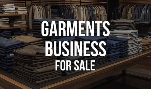 Men Garments for Sale - Business for Sale