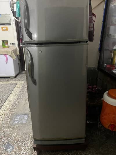 a refrigarator in used condition