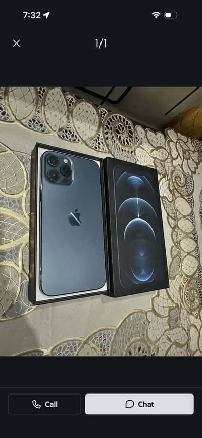 iPhone 12 pro 128gb pta approved with box