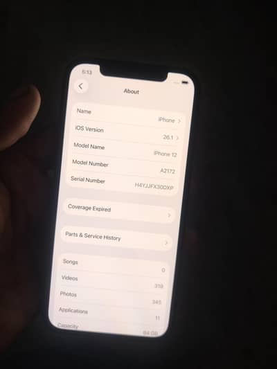 I phone 12 jv  64 gb