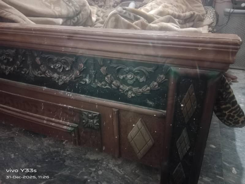 bed, dressing, side table. . . 3