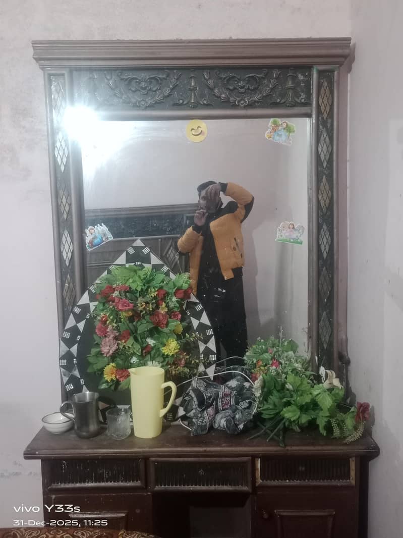 bed, dressing, side table. . . 8