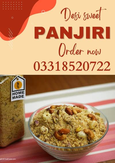 Desi Home Made Panjeeri Available
