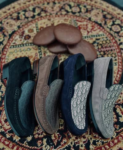 Dior Inspired Premium Men Loafers | Luxury Suede Shoes | Leather Shoes