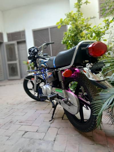 Honda 125 Alloy rim install