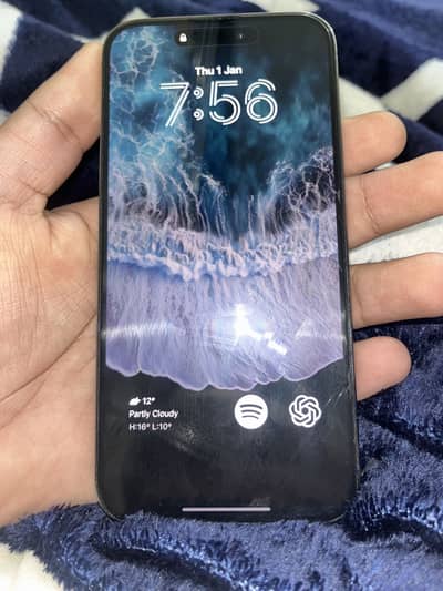 Iphone 14 pro max Deep purple ( with box)