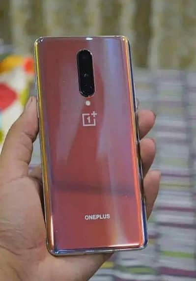 OnePlus 8 With charger and cover