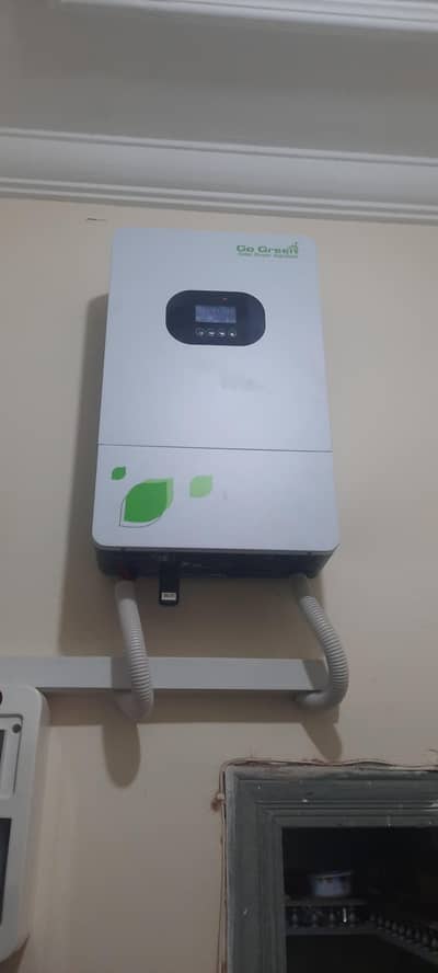 Go Green Hybrid Inverter with Complete Solar System Only 2 Months Used