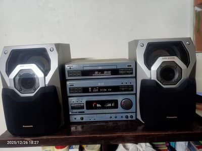 Victor SP-MXF3 are 3-way, bass with Panasonic speakers