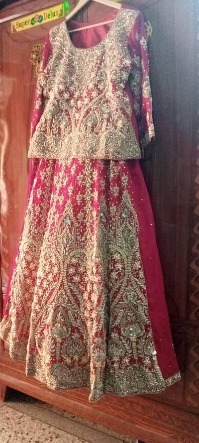 Bridal Lehnga (Red/ Mehroon Color)