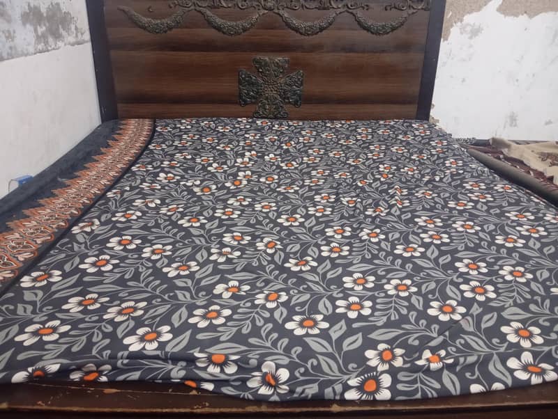 double  bed good condition 2
