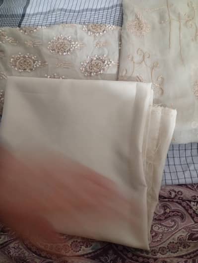 Brand New Embroidered Chiffon Fabric