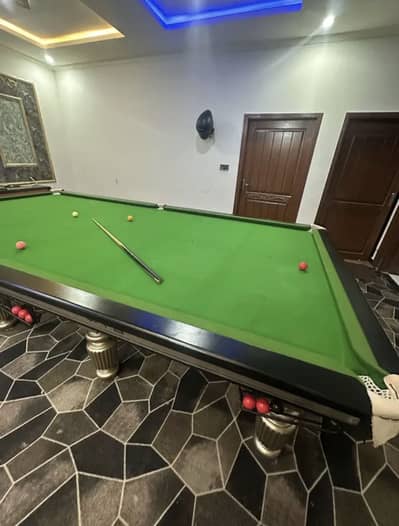 Used snooker table