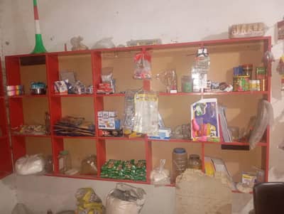 Shop Counter and wall rack for Sale
