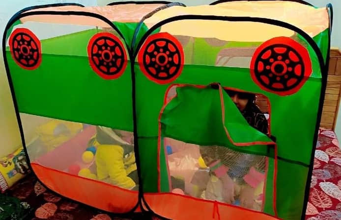 new years offer 2026 Tent  house Play House Tent with 50 balls for kids Multicolor