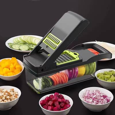 16 IN1 Mandoline Slicer Veggie Food Chopper Vegetable Cutter Tomato C