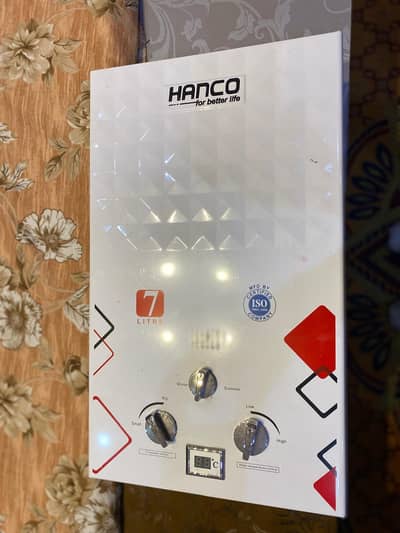 Hanco 7 Litre Instant Water Heater Model 710G Dual Ignition Gas Geyser
