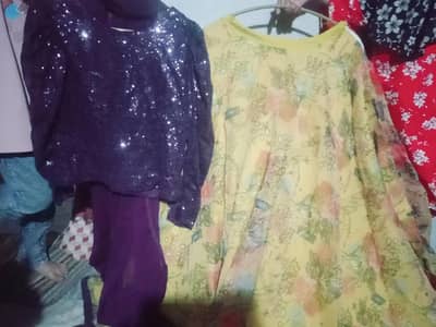 1 time used 3 piece dress