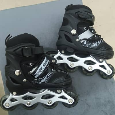 Skating Shoes (Adjustable) For 7 Years Boys & Girls