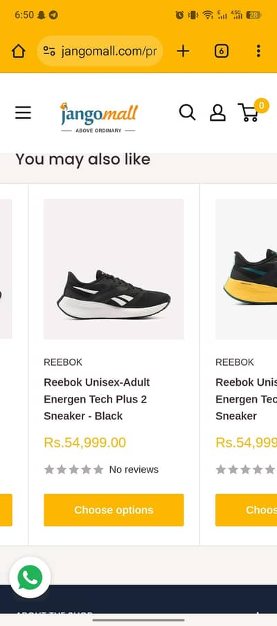 Reebok energen tech 2 model