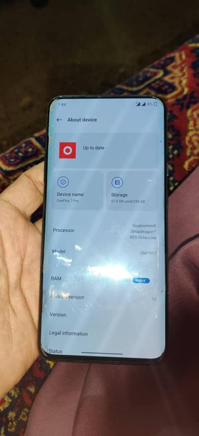 one plus 7 pro dual sim 12/256