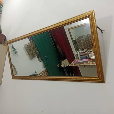 Two Saloon mirrors with frame