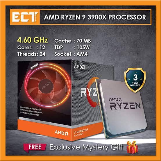 Ryzen 9 3900x processor 0
