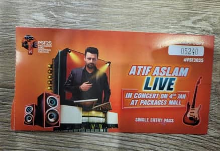Atif Aslam live pass