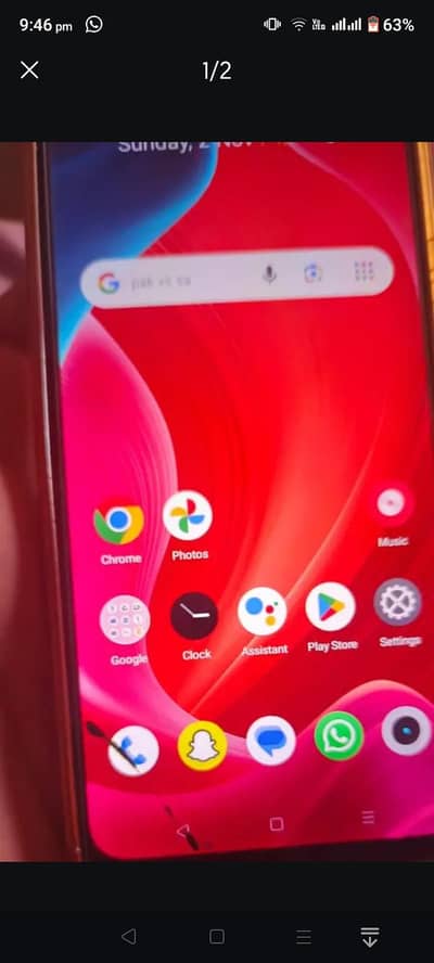 realme C21y all okay hai just left side corner pa Thora SA noshan hai