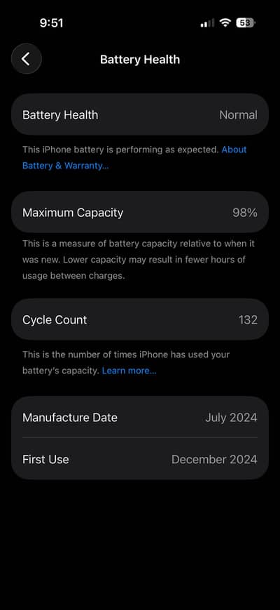 I phone 16 Pro with box and original cable