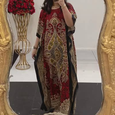 printed kaftan