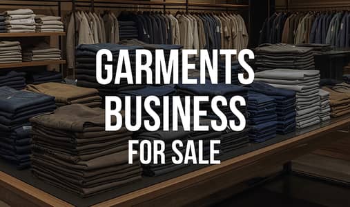 Men Garments for Sale - Business for Sale