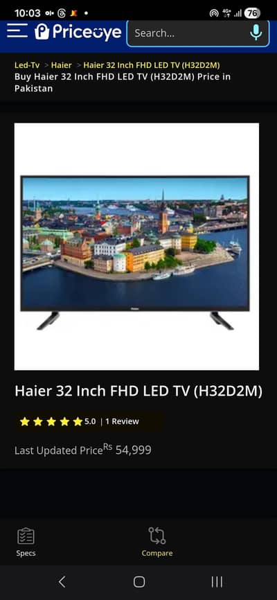 Haier 32 Inch H-Cast Series Model (H32D2M)