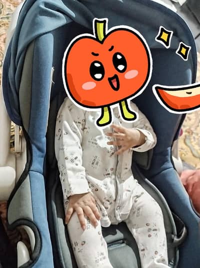 carry coat + car seat